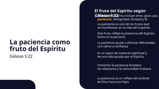 El poder de la paciencia Mensaje devocional 6 de octubre 2025 future ...