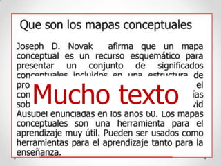 Mucho texto
 