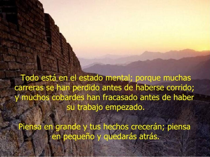 El Poder Del Pensamiento