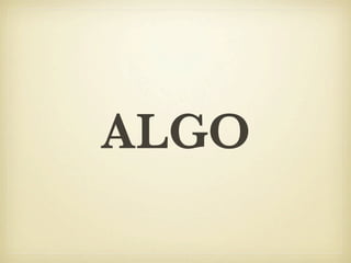 ALGO
 