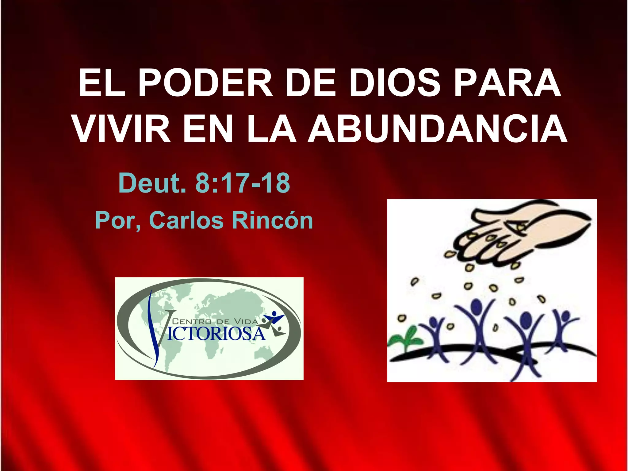 El poder de vivir en la abundancia de Dios 4 25-12 | PDF