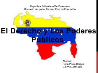 Republica Bolivariana De Venezuela
Ministerio del poder Popular Para La Educación
Universidad Bicentenaria de Aragua

Alumno:
Rona Paola Borges
C.I: V-20,897,050,

 