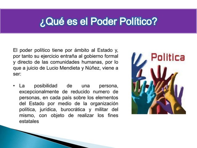 El poder politico | PPT