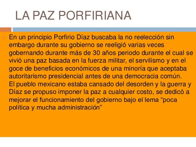 El porfiriato
