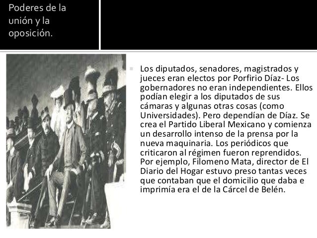 El porfiriato, politico y economico
