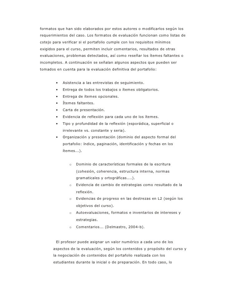 El Portafolio Como Estrategia De EvaluacióN En La EnseñAnza