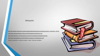 Bibliografía

http://recursostic.educacion.es/secundaria/edad/4esoetica/quincena9/quincena9_contenidos_3b.htm
http://www.profesorenlinea.cl/Economia/GlobalizDiversiddCultu.htm
http://www.elprisma.com/apuntes/economia/conceptosgeneralesdeeconomia/
http://www.tuposgradour.com/Portals/0/Concepto-de-Globalizacion.pdf
Historia, geografía y ciencias sociales 1medio. Editorial Santillana

 