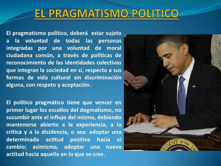 El Pragmatismo y la Etica en la Gobernabilidad El Pragmatismo y la Etica en la Gobernabilidad