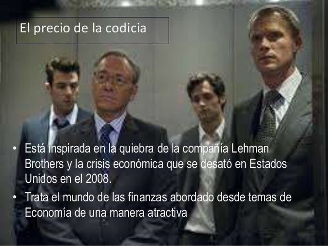 El precio de la codicia 1 pelicula