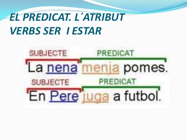 El predicat