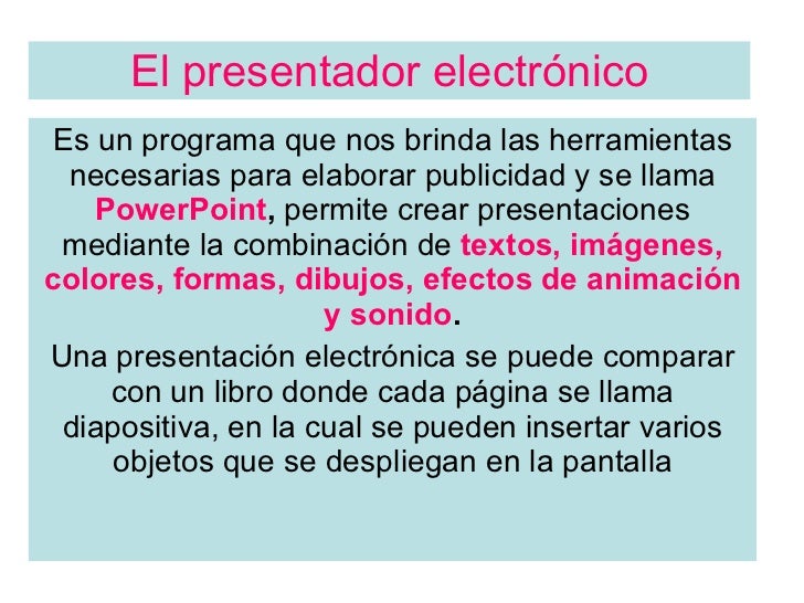 El Presentador ElectróNico