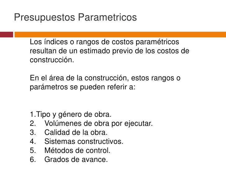 el presupuesto
