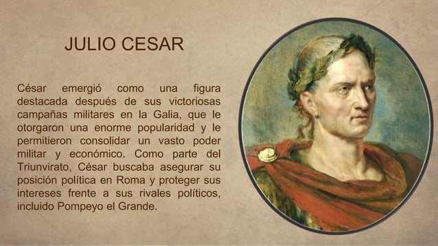 El Primer Triunvirato Romano1.pptx Derecho Romano PPT