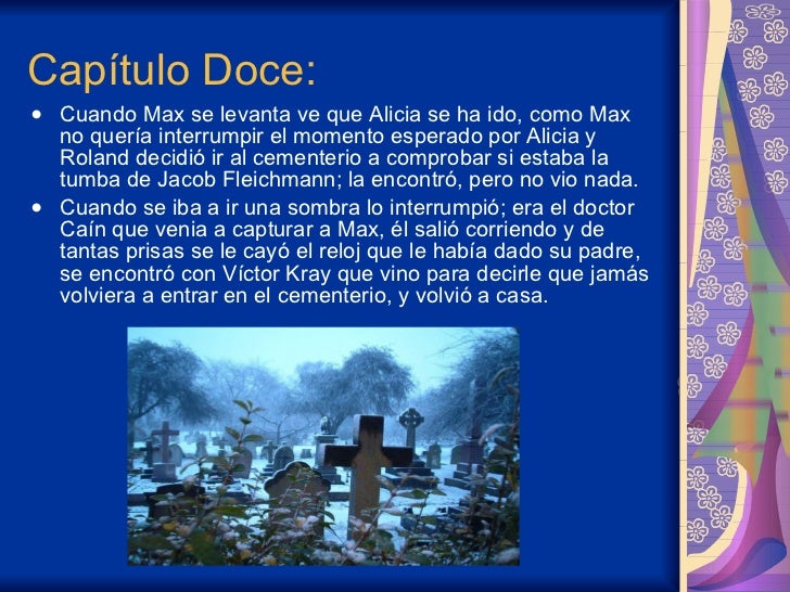 Resumen El Principe De La Niebla Por Capitulos