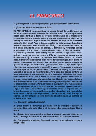 El principito | PDF
