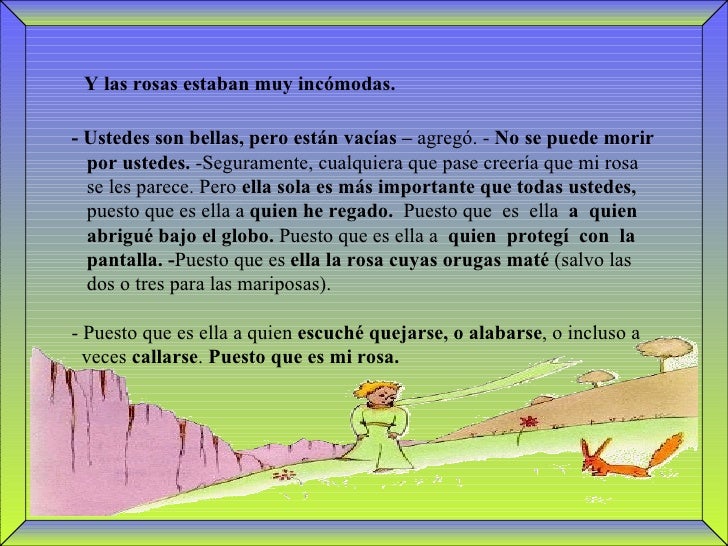 El Principito Y El Zorro