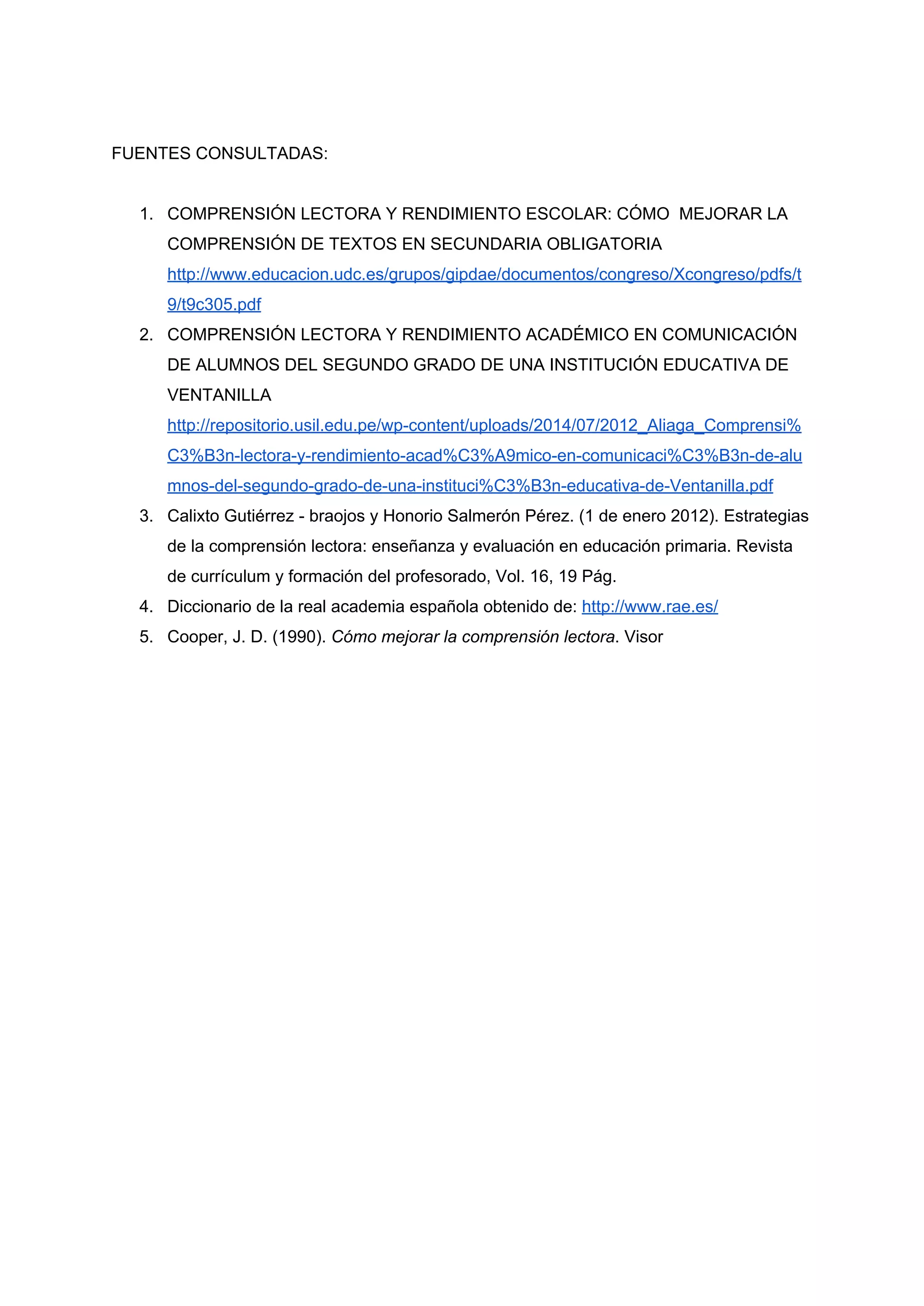 El problema de la comprensión lectora | PDF