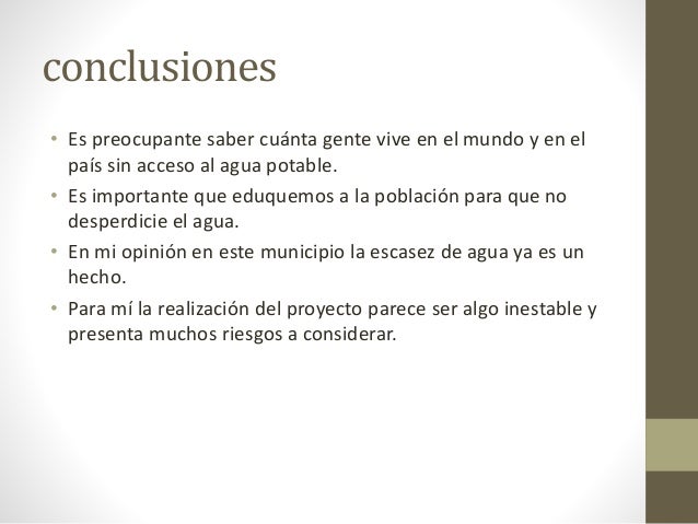 El problema de la escasez de agua