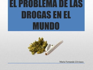 EL PROBLEMA DE LAS
DROGAS EN EL
MUNDO
María Fernanda Llivisaca
 