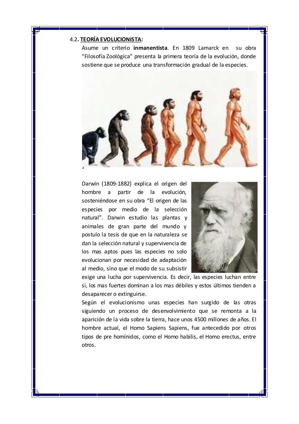 El problema del hombre