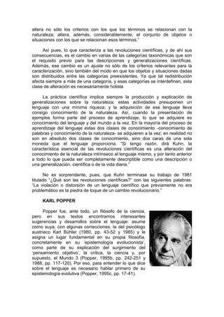 El problema del lenguaje de la ciencia