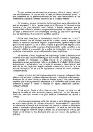 El problema del lenguaje de la ciencia