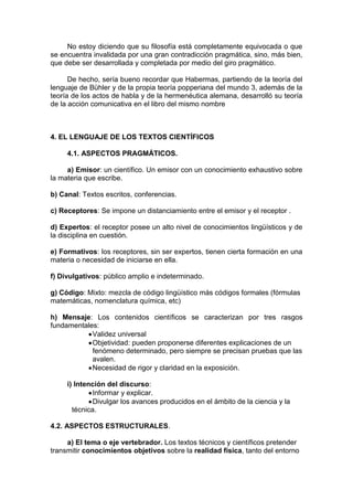 El problema del lenguaje de la ciencia