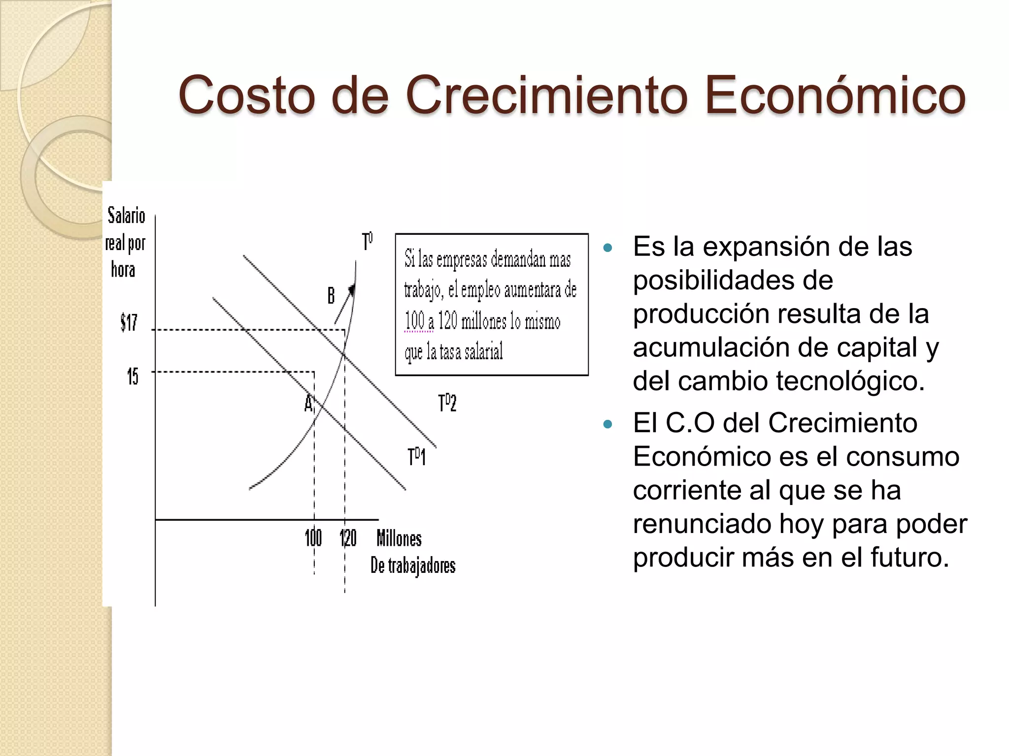 Uso eficiente de recursosCuando no es posible producir más de algún bien sin tener que ceder algún otro que valoremos más.Cuando el beneficio marginal es igual al costo marginal.