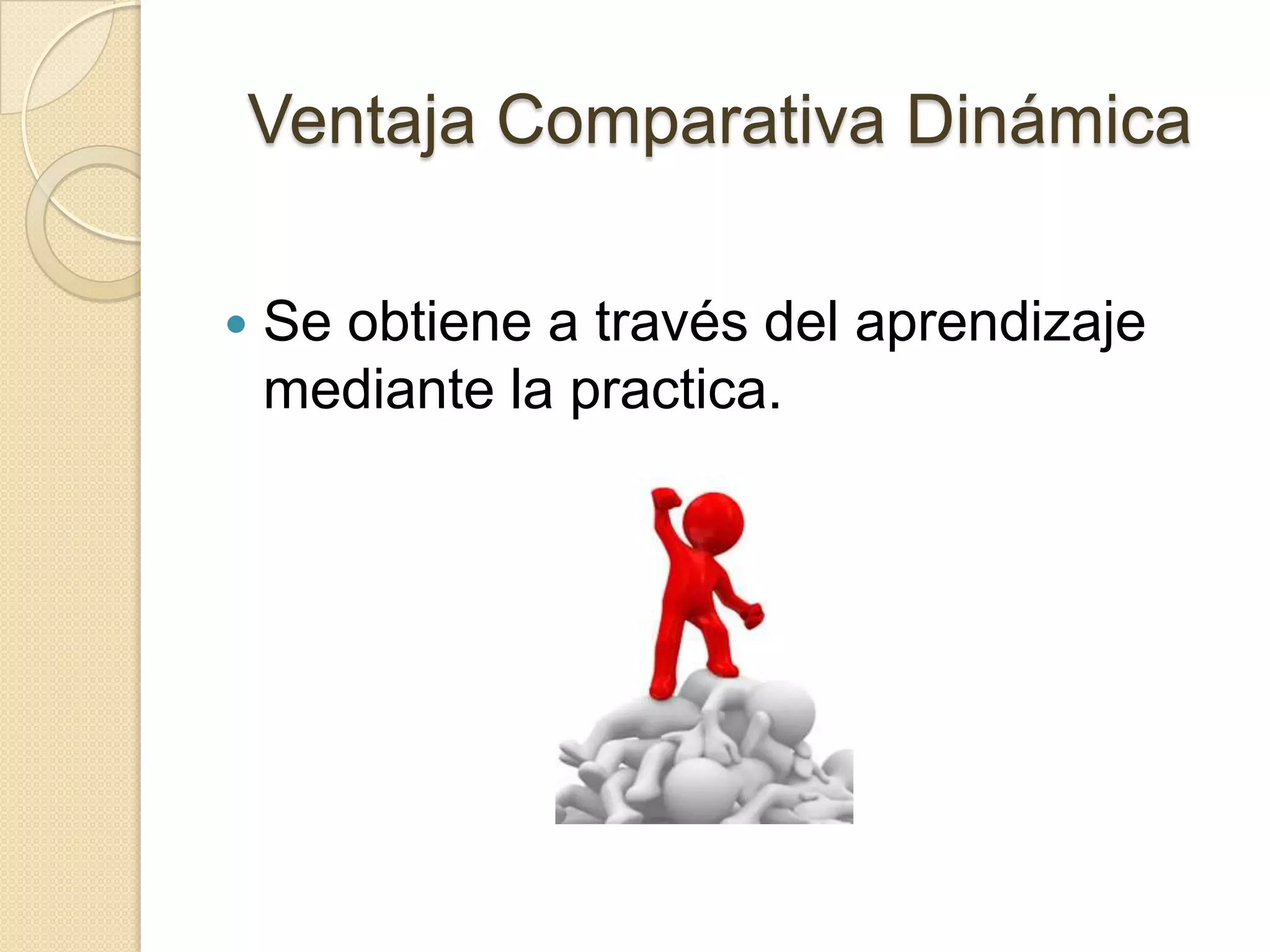 Ganancias de ComercioLa gente gana si se especializa en la actividad en la cual tiene ventaja comparativa y si intercambia su producción con otras personas.