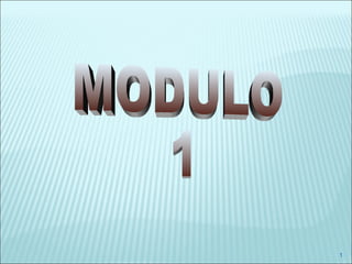 MODULO 1 