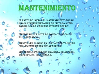 Ventajaslos procesadores de Intel son más caros y tienen una unidad de punto flotante (FPU) más robusta que AMD y Cyrix. Esto hace que Intel tenga procesadores que funcionen mejor en 3D (Tercera dimensión), AutoCAD, juegos y todo tipo de programas que utilizan esta característica. Para programas de oficina como Word, Wordperfect, etc. AMD y Cyrix funcionan muy bien.