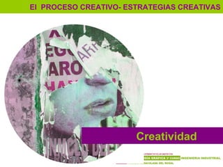 7
El PROCESO CREATIVO- ESTRATEGIAS CREATIVAS
Creatividad
 