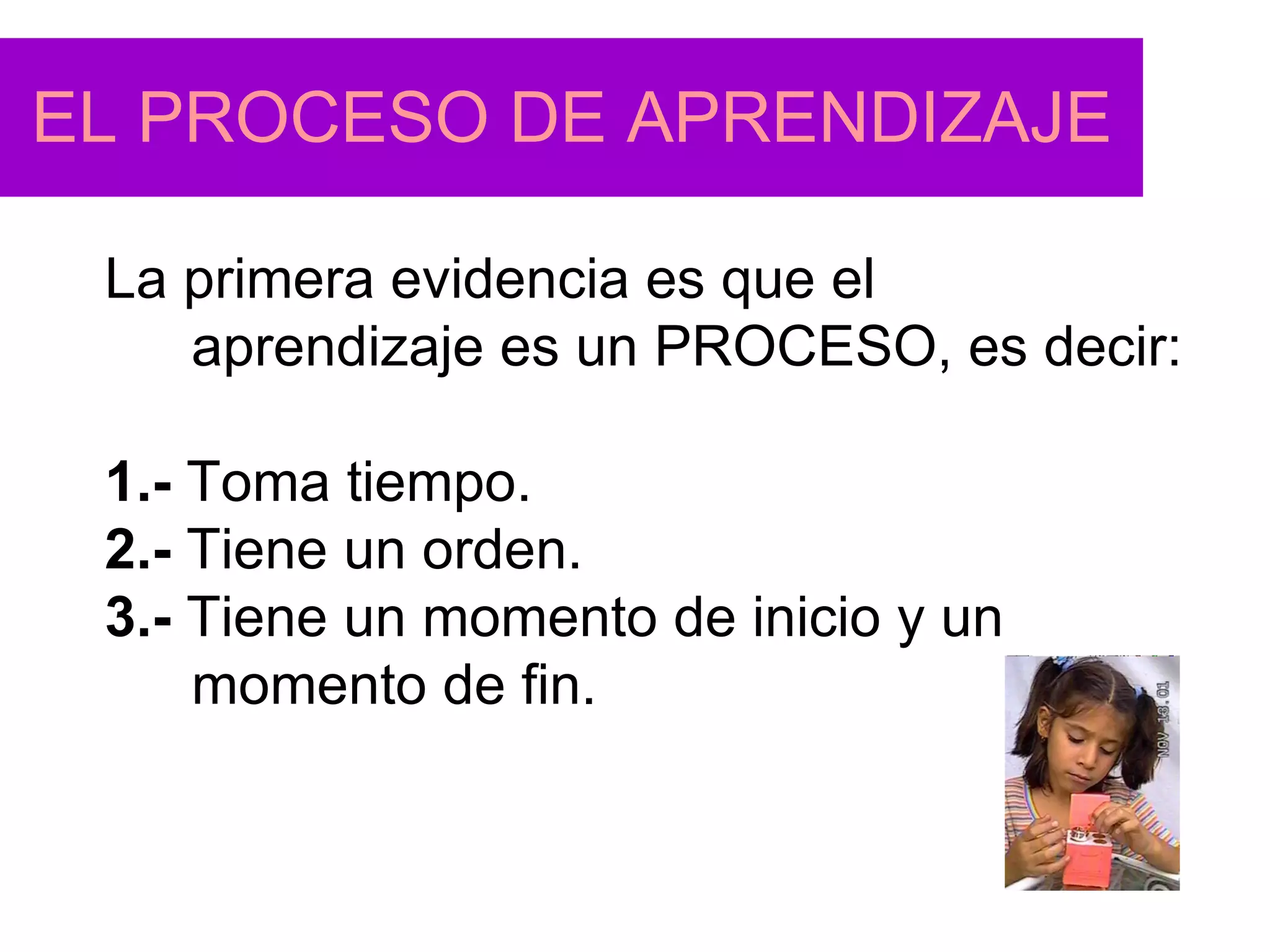 El proceso de Aprendizaje | PPT