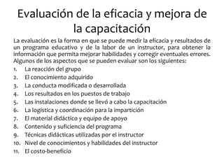 El proceso de capacitación sesión 2 | PDF