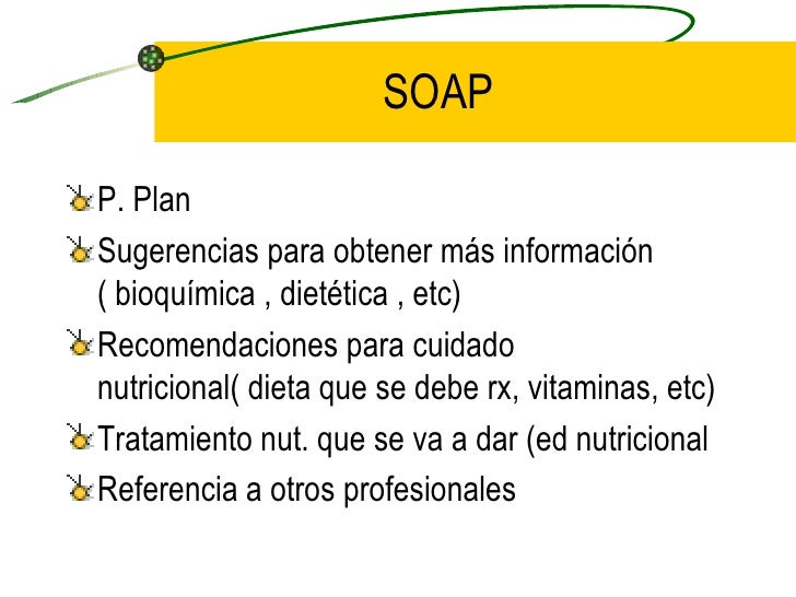 El proceso de cuidado nutricional