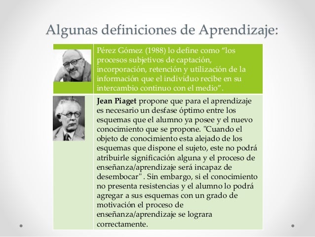 El proceso de enseñanza aprendizaje definiciones