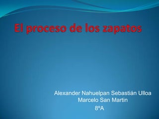 Alexander Nahuelpan Sebastián Ulloa
        Marcelo San Martin
              8ºA
 