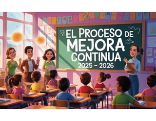 El Proceso De Mejora Continua ciclo escolar 25-26 | DOCX