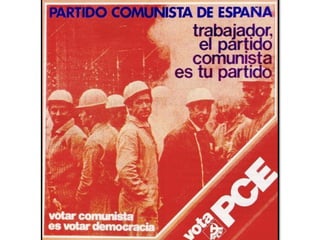 La consolidación democrática y la crisis de UCD.
• 2º gobierno de Suárez (1979-1981)
• Gobierno de Calvo Sotelo (1981-1982...