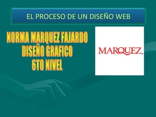 EL PROCESO DE UN DISEÑO WEB
 