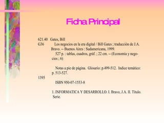 Ficha Principal 
