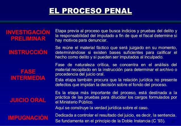 El proceso penal