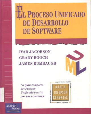 El proceso unificado de desarrollo de software   jacobson - booch - rumbaugh
