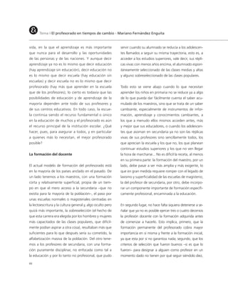 El profesorado en tiempos de cambio. M.F. enguita | PDF