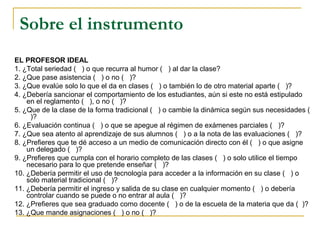 El profesor ideal | PPT