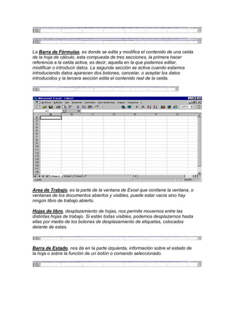 El programa de  excel