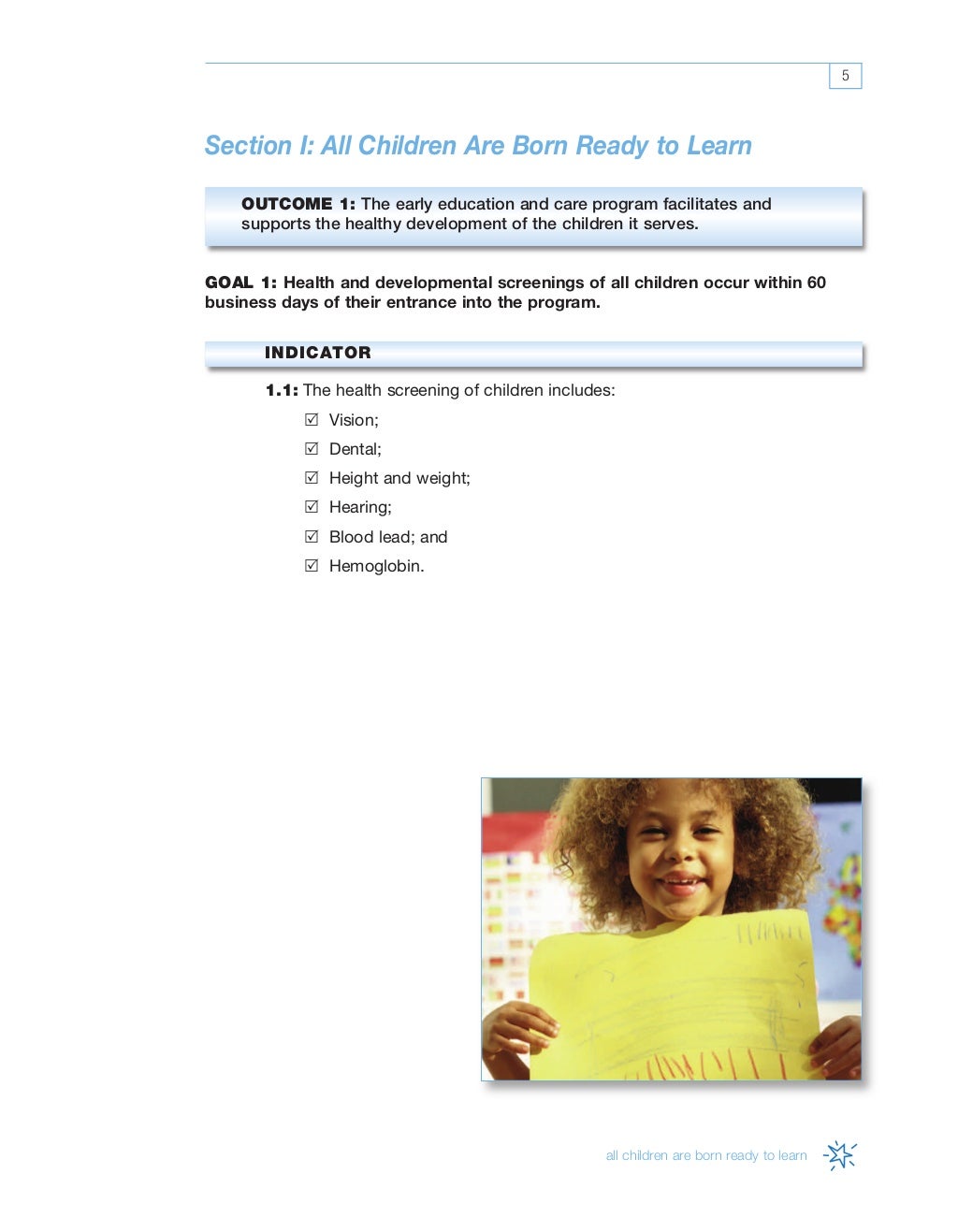 Ohio early learning program guidelines 2009