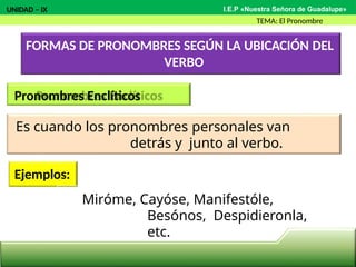 EL PRONOMBRE PROCLITICO Y ENCLITICO EN LA GRAMATICA.pptx
