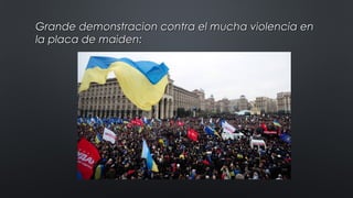 Grande demonstracion contra el mucha violencia enGrande demonstracion contra el mucha violencia en
la placa de maiden:la placa de maiden:
 
