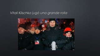 Vitali Klischko jugó una grande rollaVitali Klischko jugó una grande rolla
 